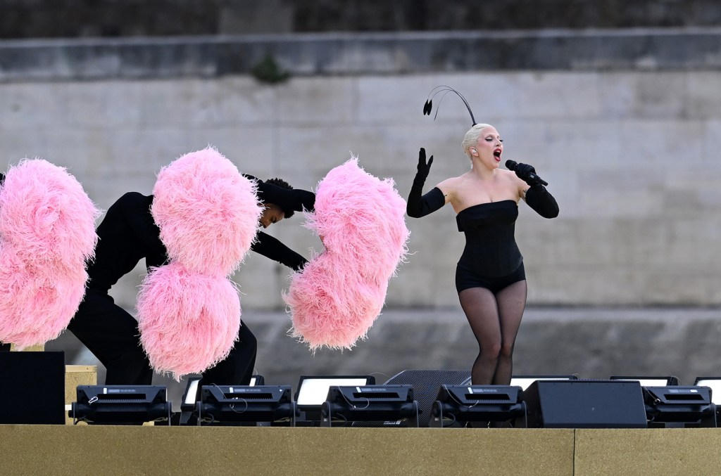 Lady Gaga's Rainy Parisian Debut: A Feather-Filled Spectacle at the Olympics