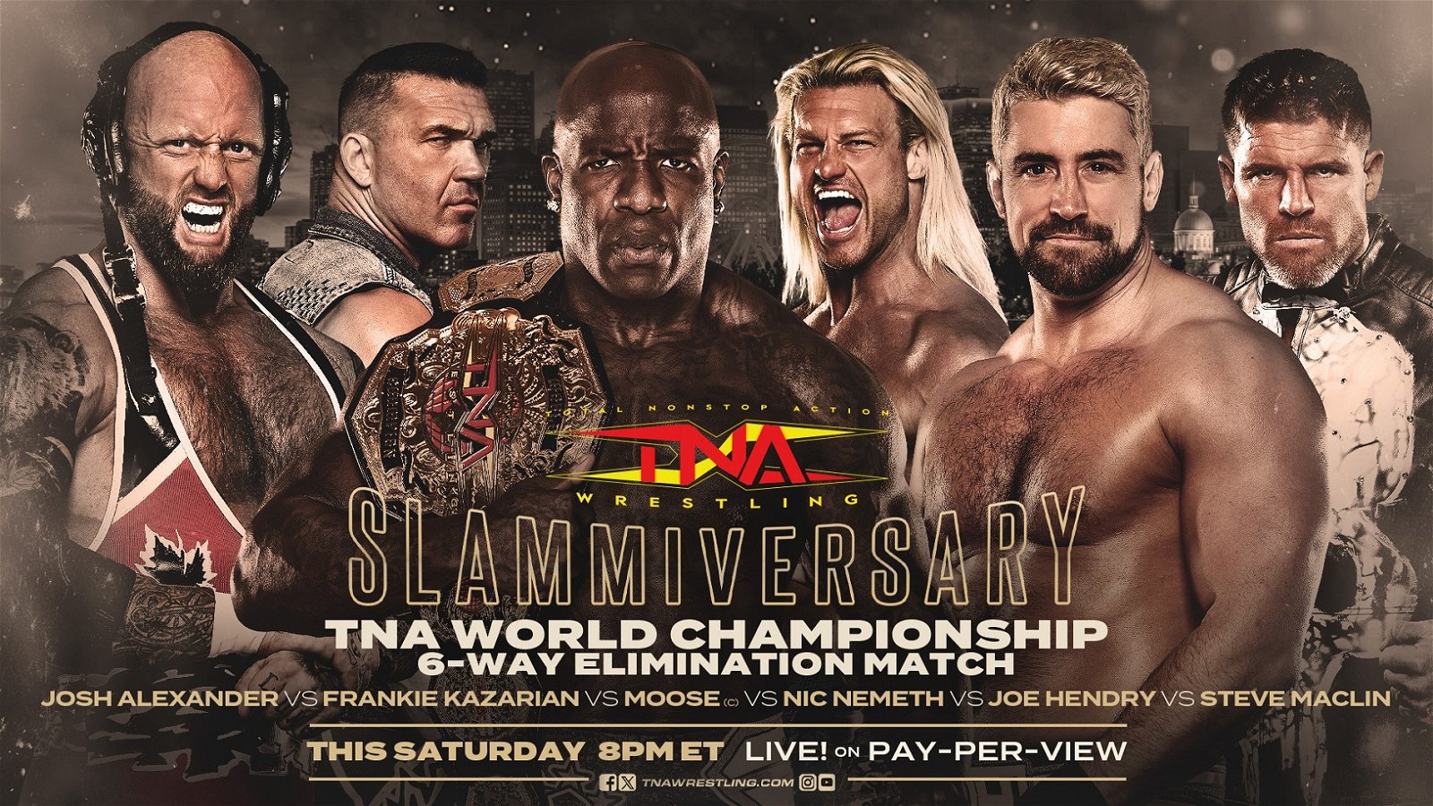 Slammiversary: Six-Way Title Showdown Headlines Action-Packed Night