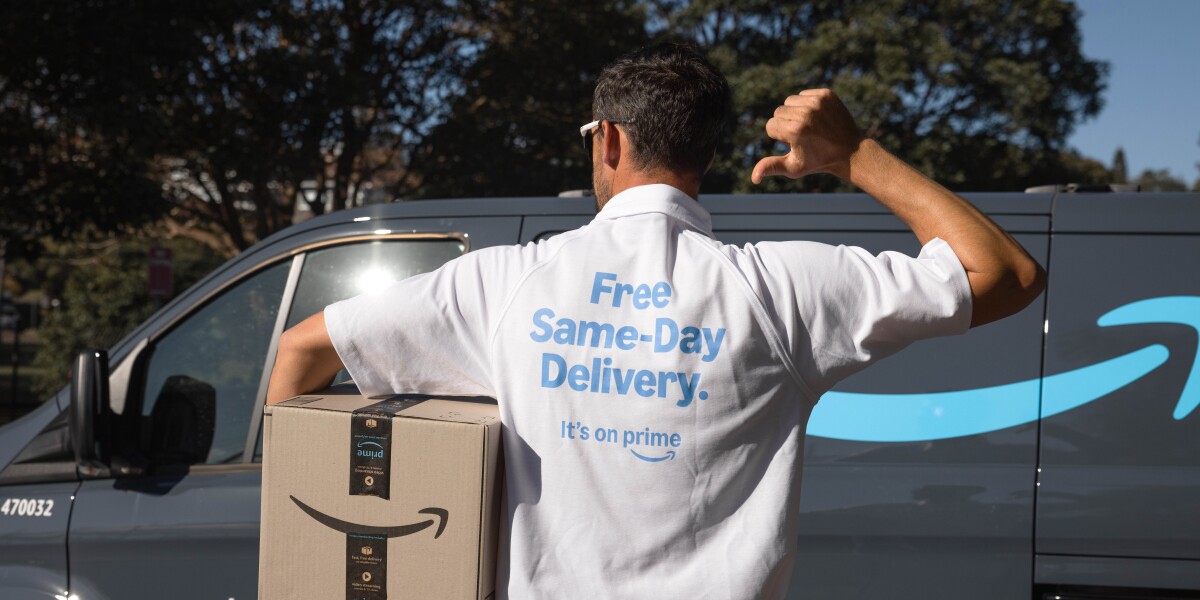 Amazon Prime Now Offers Free Same-Day Delivery in Sydney