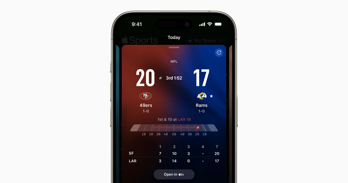  Apple Sports Gears Up for Football Season with Enhanced Features