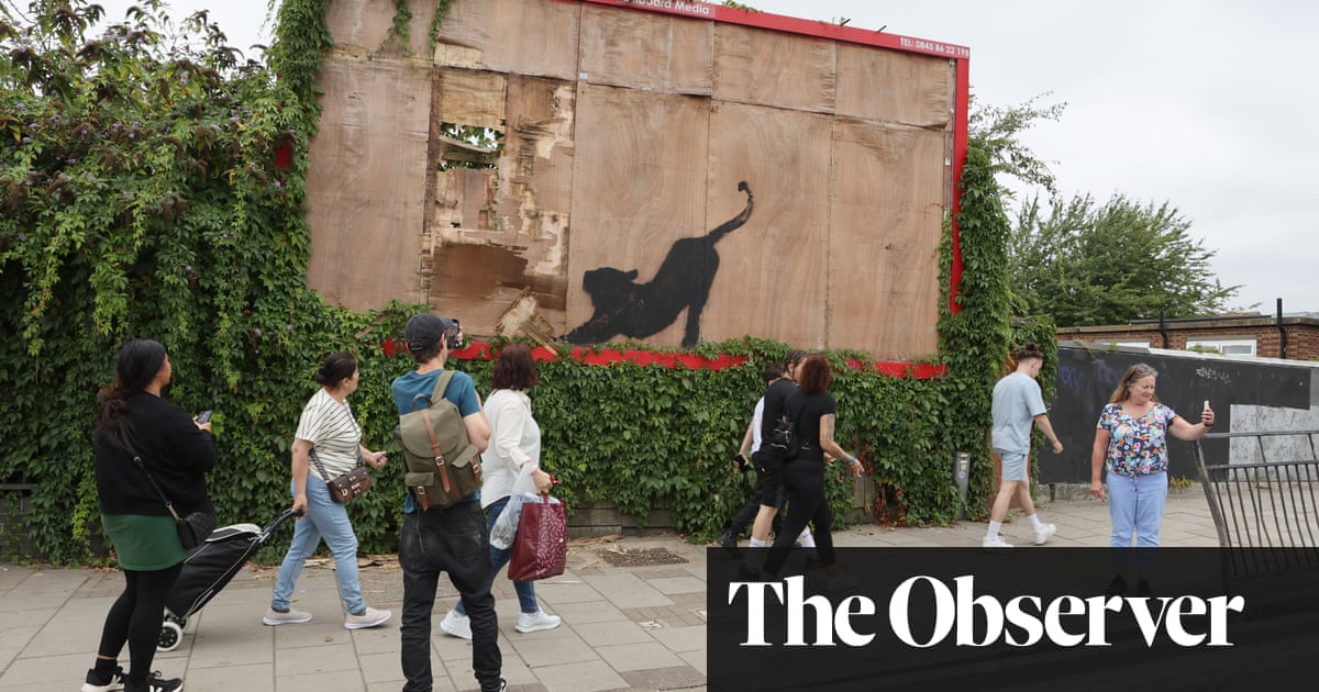 Banksy's Big Cat Vanishes as London's Animal Trail Continues