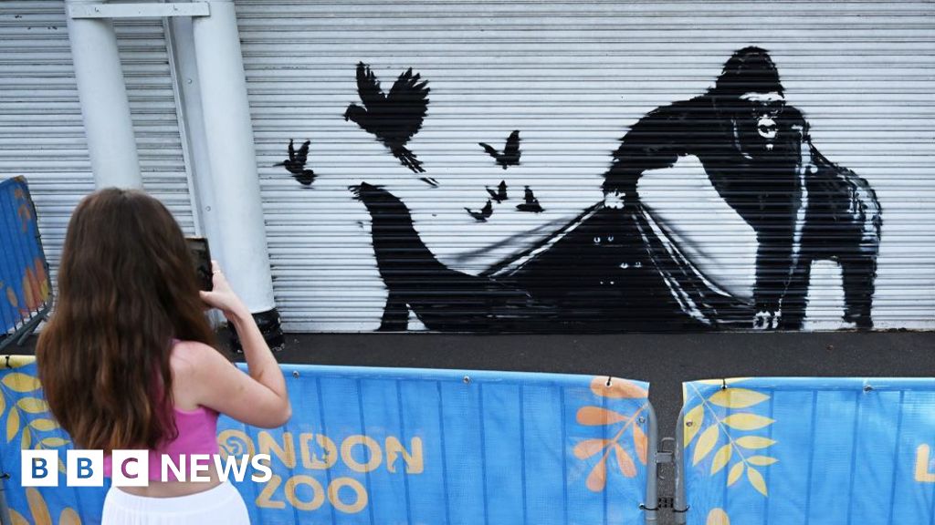 Banksy's Zoo Finale: Gorilla Unleashes Animals in London Art Trail