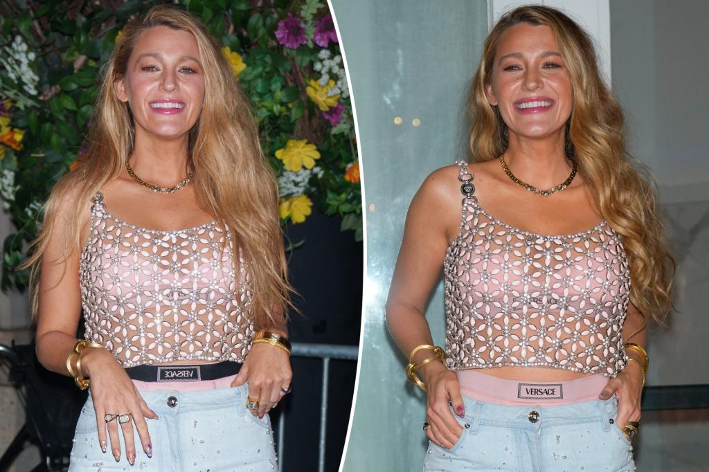 Blake Lively's Versace Underwear Mishap Sparks Outfit Repeat