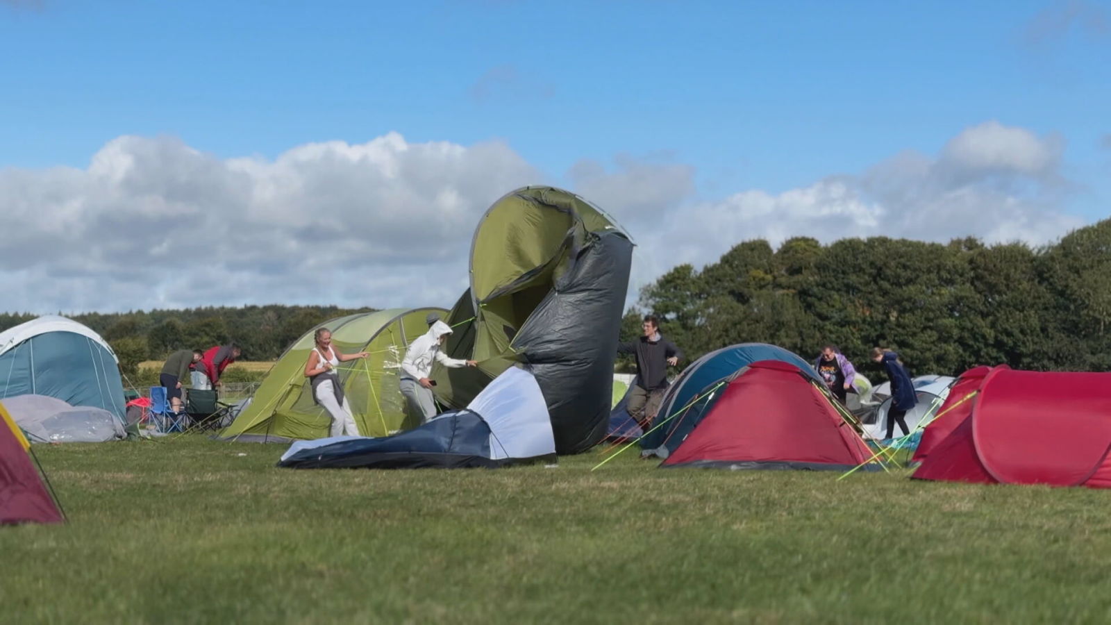 Leeds Festival Reopens After Storm Lilian Delays