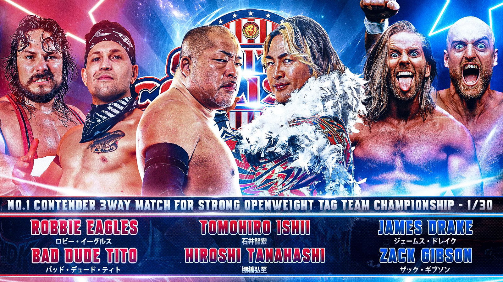 Capital Collision: Three Teams Vie for NJPW Strong Tag Title Shot