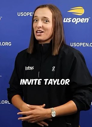 Swiatek Invites Swift to US Open After Handwritten Note