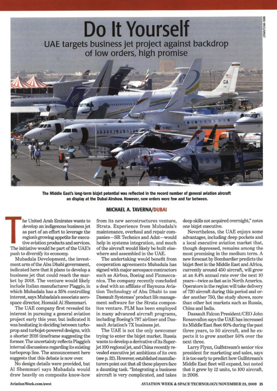 Dubai Airshow 2009: Unveiling the Middle East's Bizjet Potential